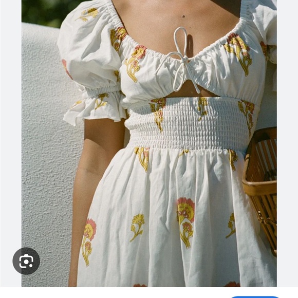 Floral White Dress - Picture 2 of 7